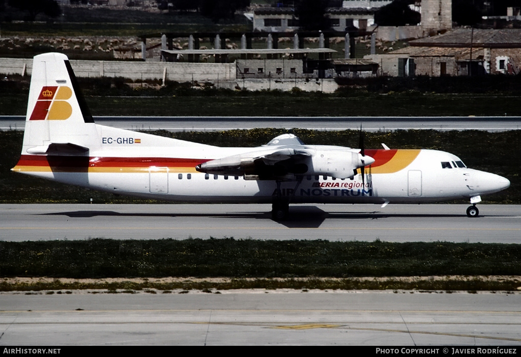 Aircraft Photo of EC-GHB | Fokker 50 | Iberia Regional | AirHistory.net #776466