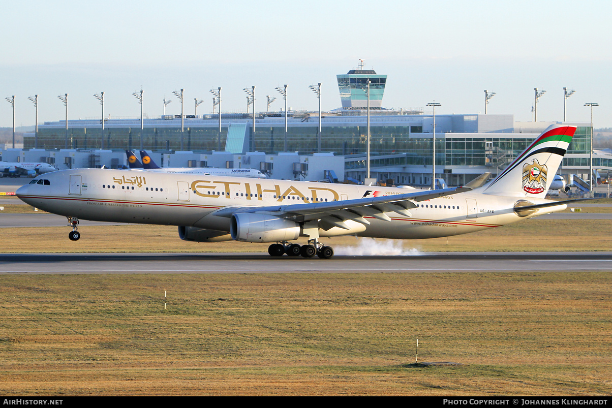 Aircraft Photo of A6-AFE | Airbus A330-343 | Etihad Airways | AirHistory.net #776491