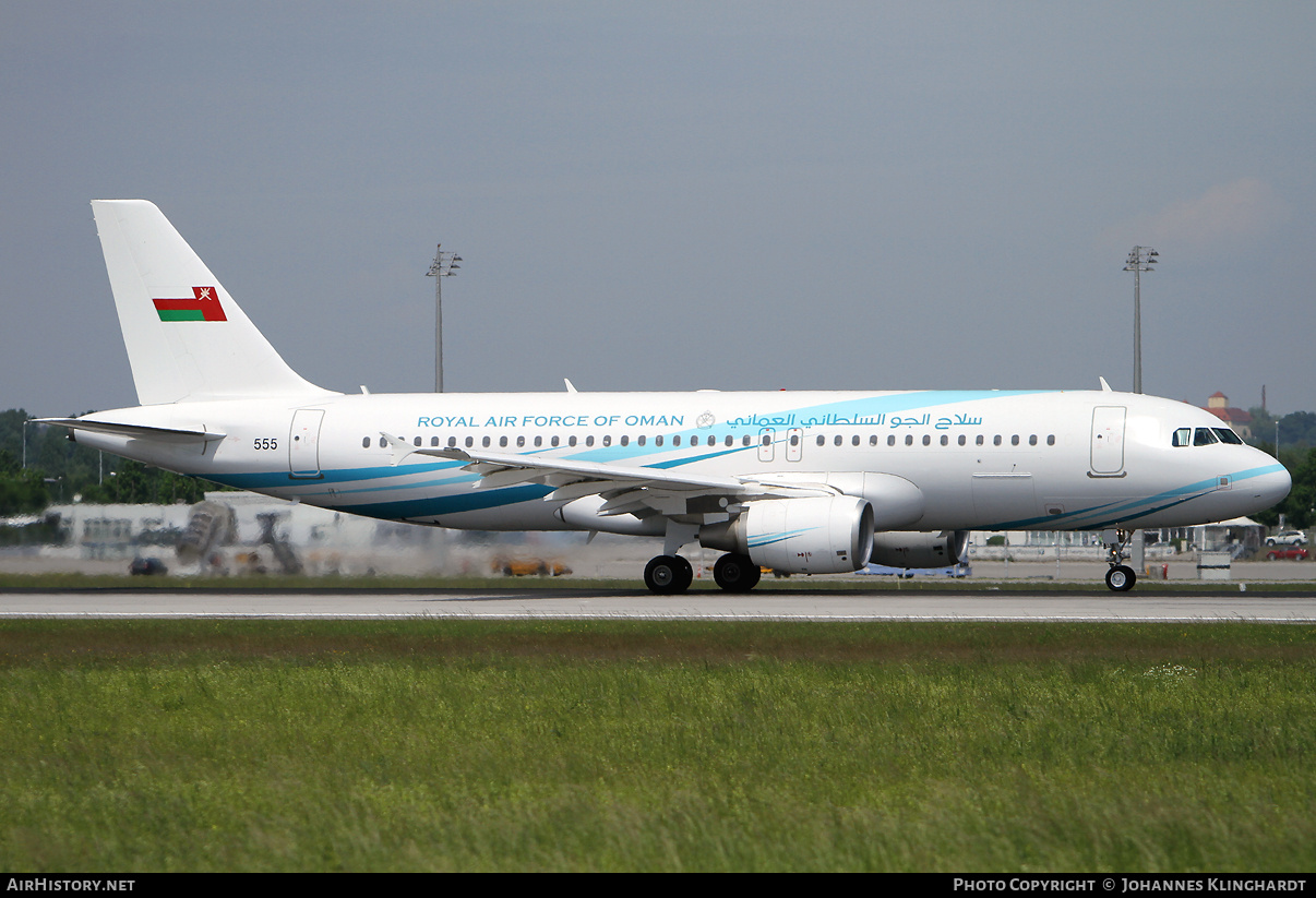 Aircraft Photo of 555 | Airbus ACJ320 (A320-214/CJ) | Oman - Air Force | AirHistory.net #776529