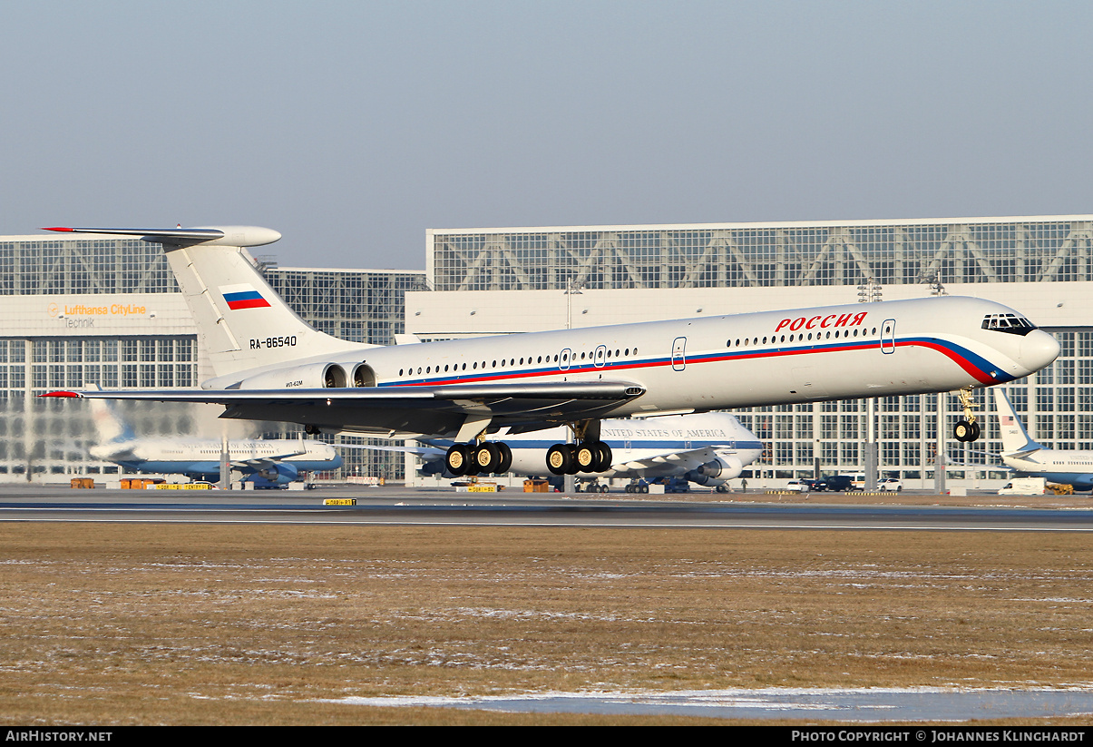 Aircraft Photo of RA-86540 | Ilyushin Il-62M | Rossiya - Special Flight Detachment | AirHistory.net #776534
