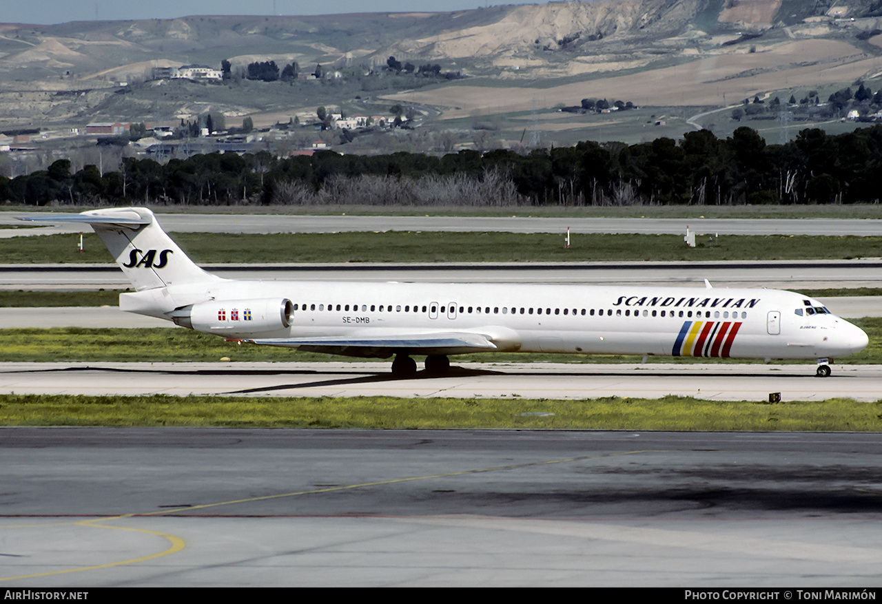 Aircraft Photo of SE-DMB | McDonnell Douglas MD-81 (DC-9-81) | Scandinavian Airlines - SAS | AirHistory.net #776553