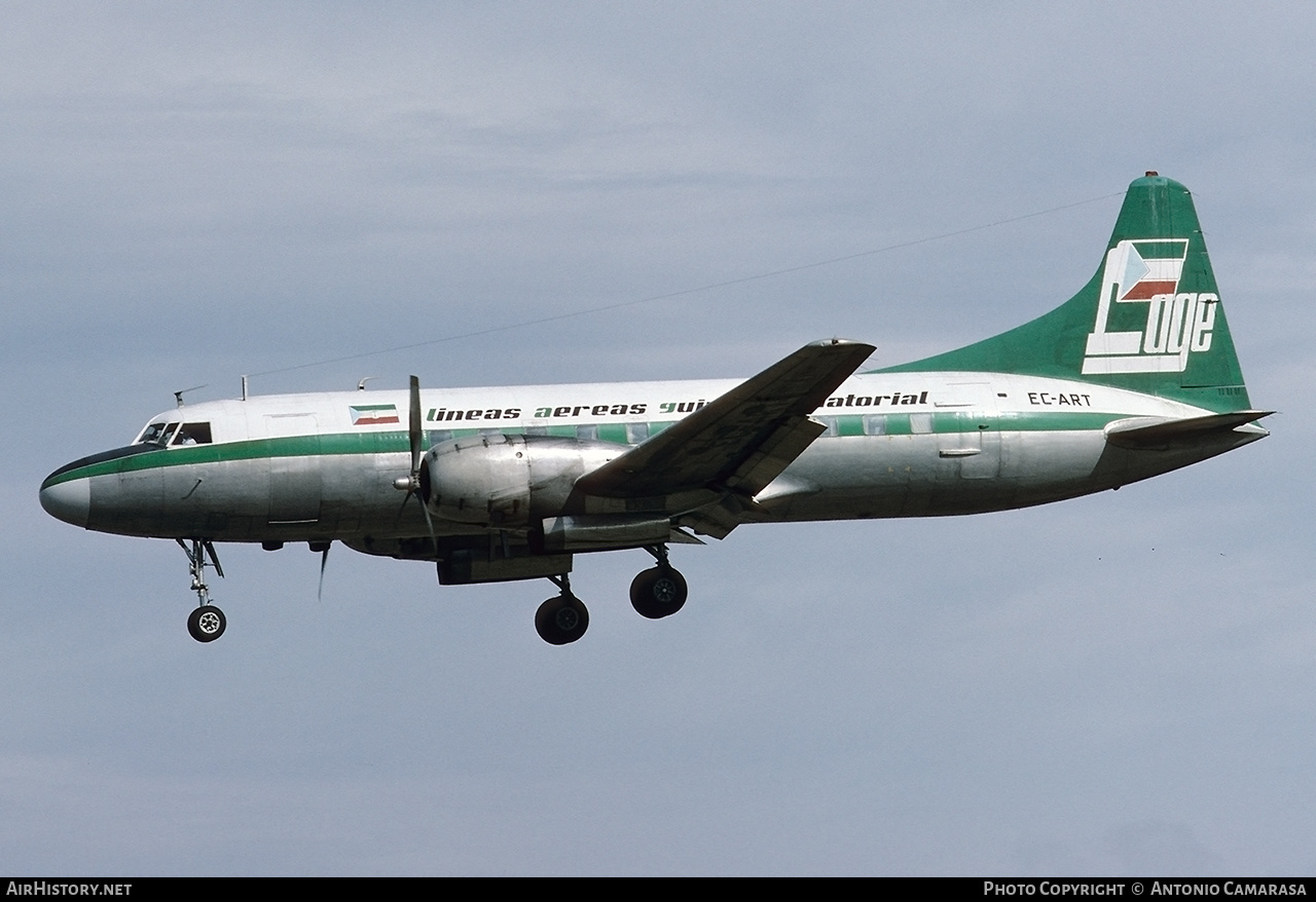 Aircraft Photo of EC-ART | Convair 440-62 Metropolitan | Líneas Aéreas Guinea Ecuatorial - LAGE | AirHistory.net #776563