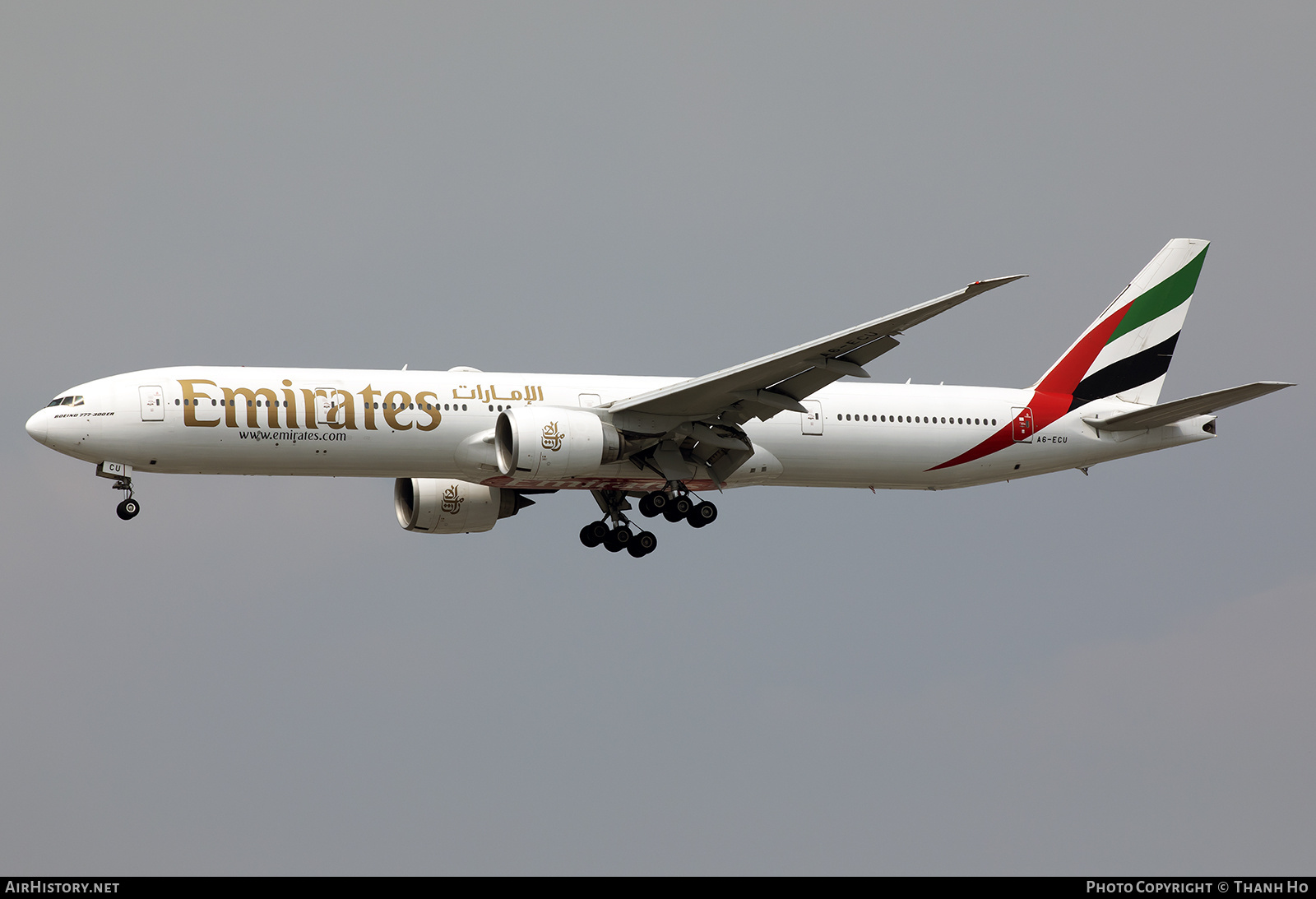 Aircraft Photo of A6-ECU | Boeing 777-31H/ER | Emirates | AirHistory.net #776578