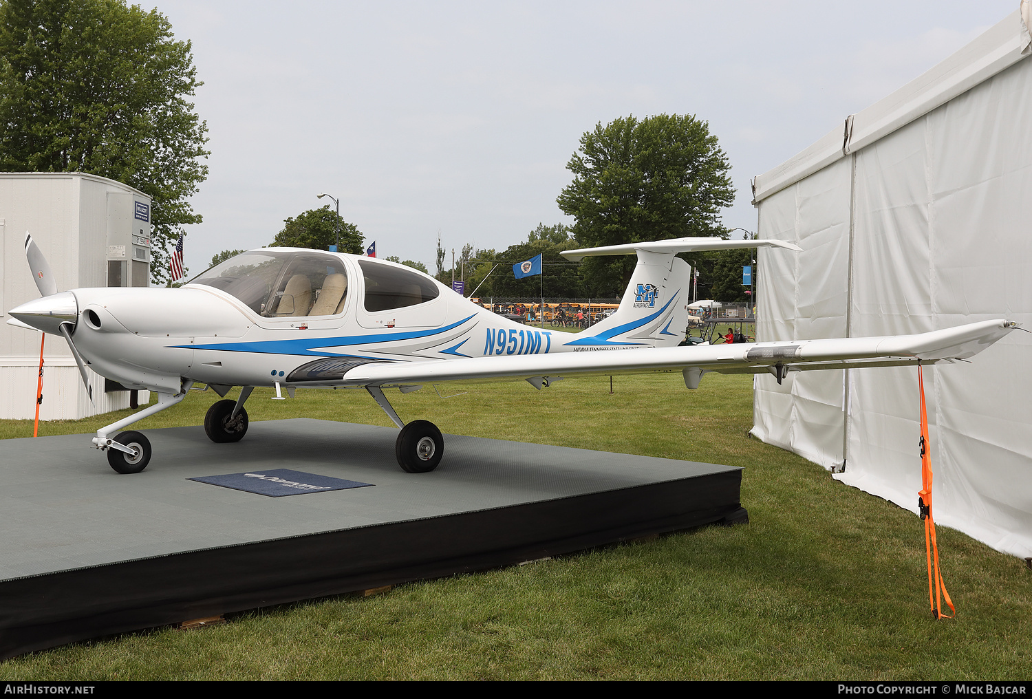 Aircraft Photo of N951MT | Diamond DA40 Diamond Star | MT Aerospace - Middle Tennessee State University | AirHistory.net #776586