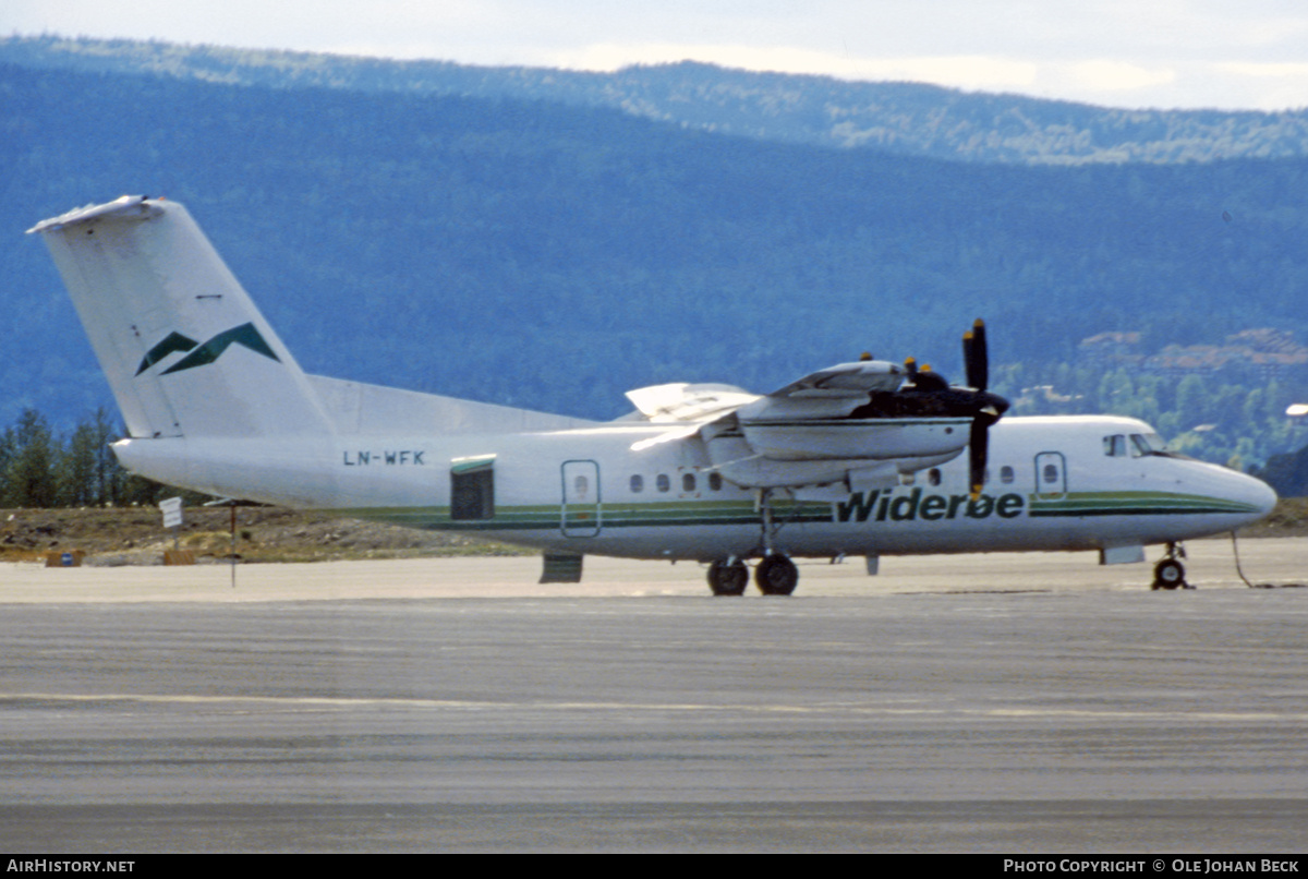 Aircraft Photo of LN-WFK | De Havilland Canada DHC-7-102 Dash 7 | Widerøe | AirHistory.net #776615