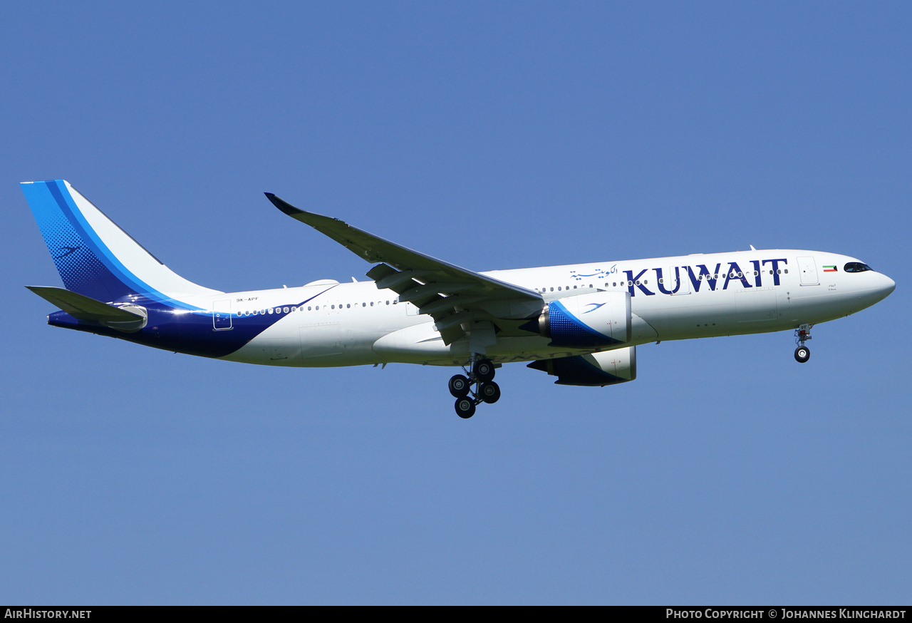 Aircraft Photo of 9K-APF | Airbus A330-841N | Kuwait Airways | AirHistory.net #776617