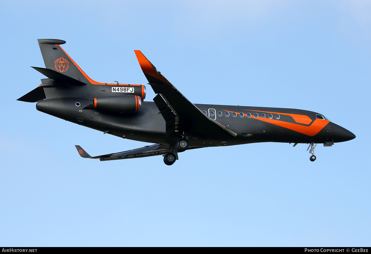 Aircraft Photo of N498FJ | Dassault Falcon 8X | Max Verstappen | AirHistory.net #776624