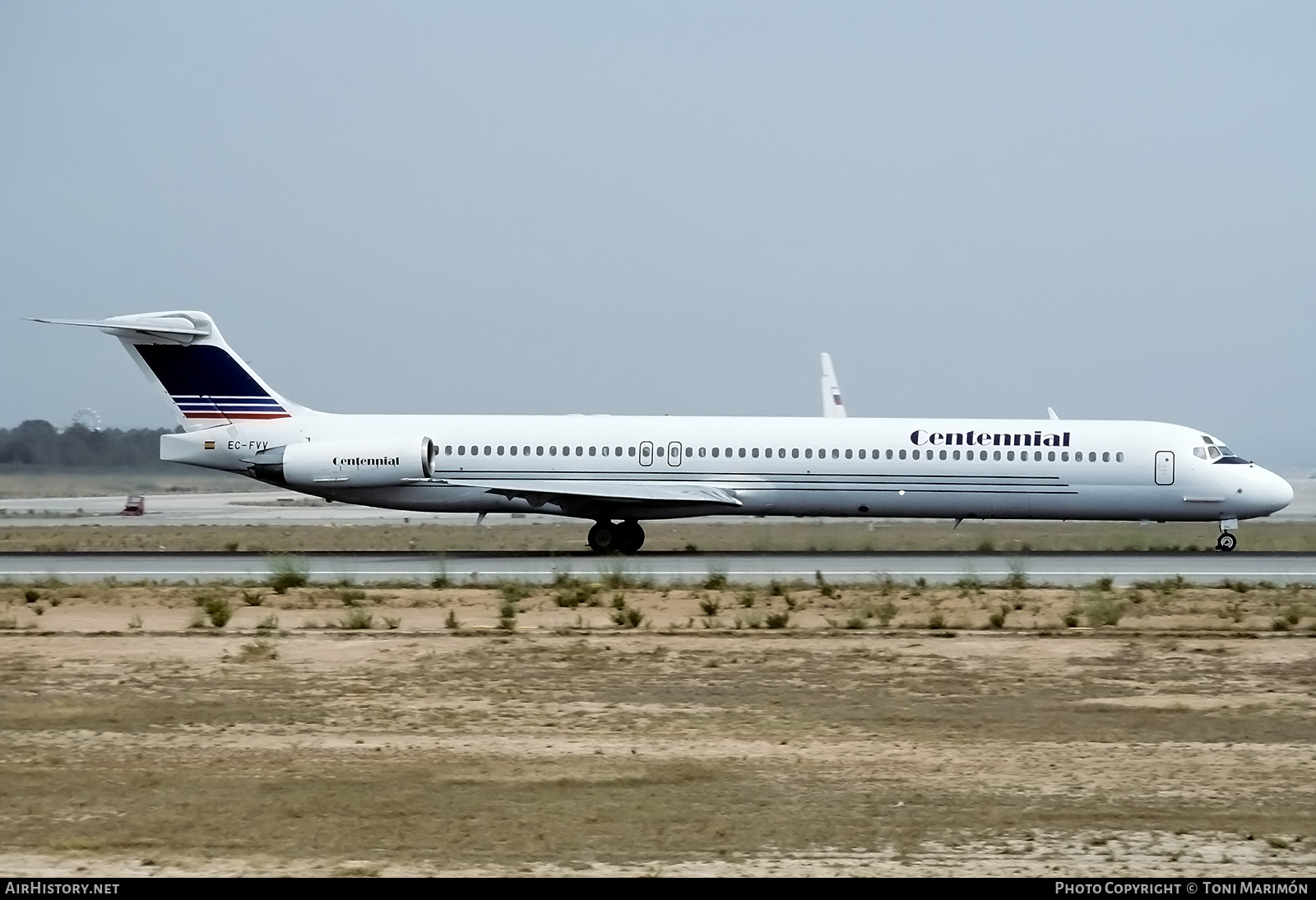 Aircraft Photo of EC-FVV | McDonnell Douglas MD-83 (DC-9-83) | Centennial Airlines | AirHistory.net #776656