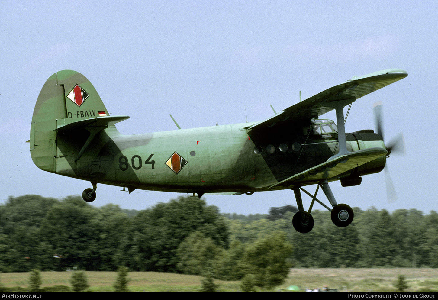 Aircraft Photo of D-FBAW / 804 | Antonov An-2T | East Germany - Air Force | AirHistory.net #776687