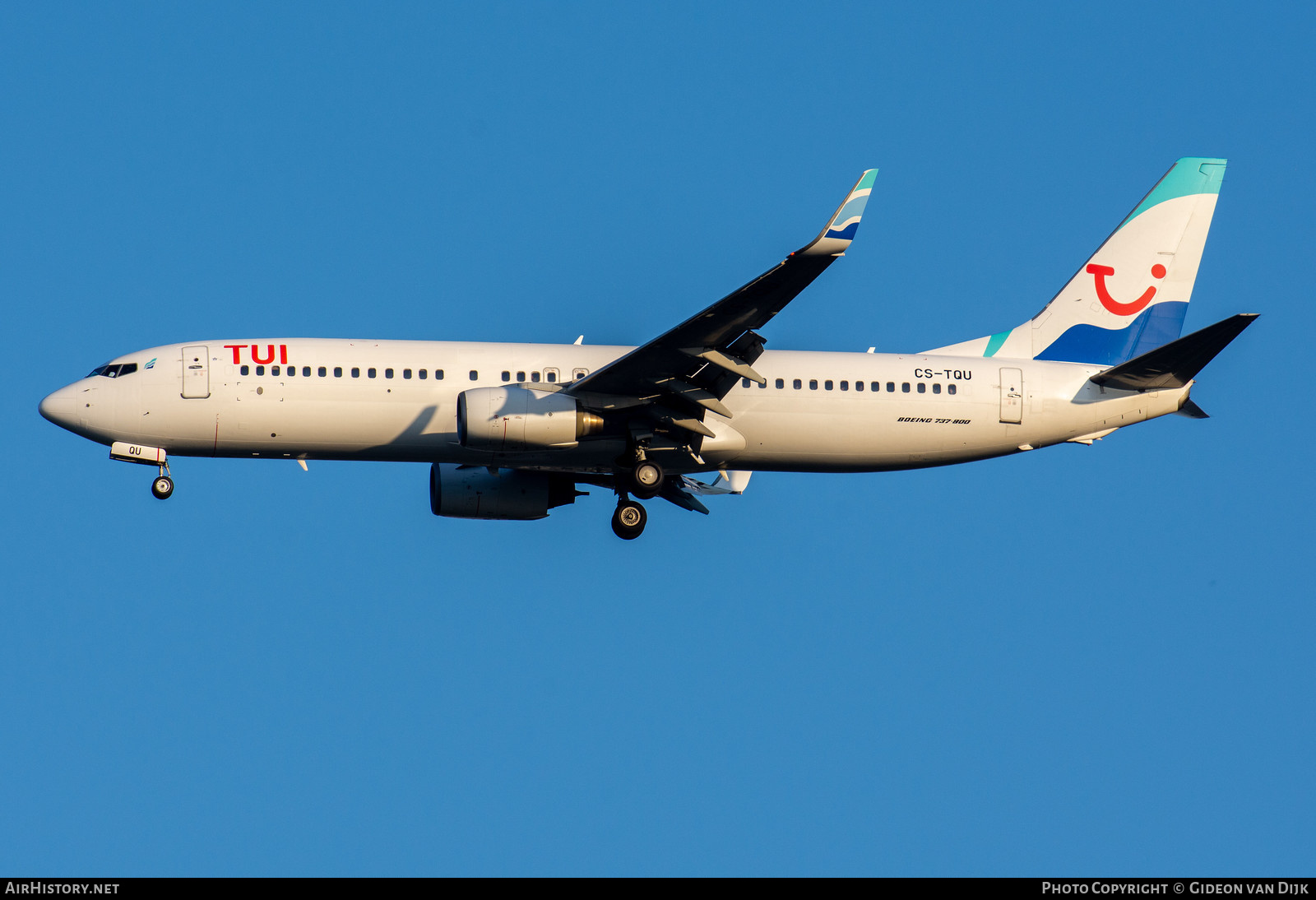 Aircraft Photo of CS-TQU | Boeing 737-8K2 | TUI | AirHistory.net #776703