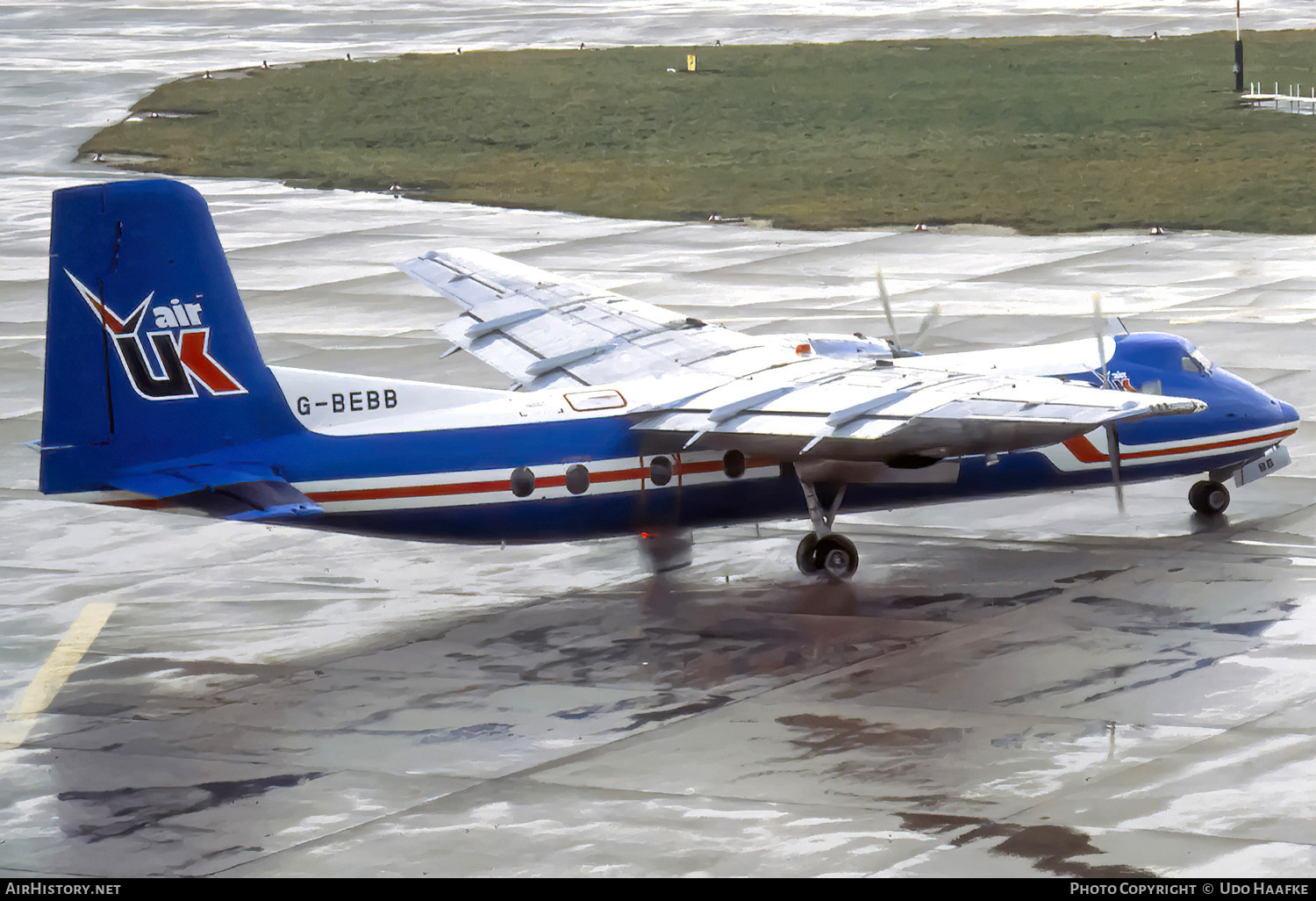 Aircraft Photo of G-BEBB | Handley Page HPR-7 Herald 214 | Air UK | AirHistory.net #776706
