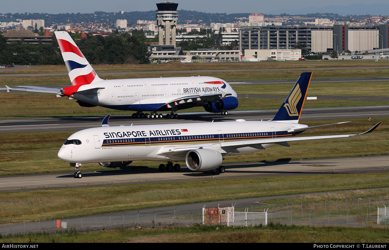 Aircraft Photo of F-WZGF | Airbus A350-941 | Singapore Airlines | AirHistory.net #776710