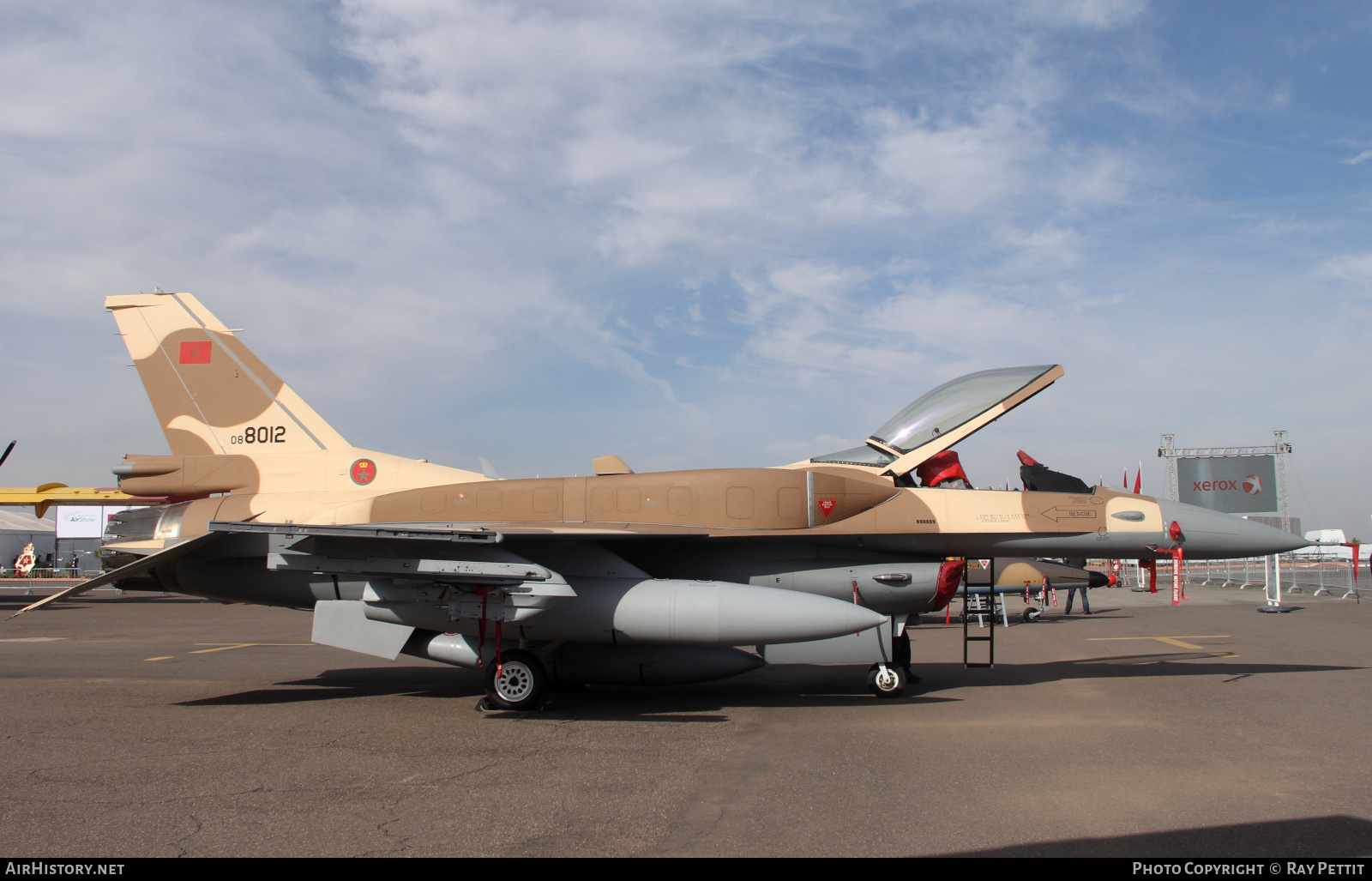 Aircraft Photo of 08-8012 | General Dynamics F-16C Fighting Falcon | Morocco - Air Force | AirHistory.net #776742