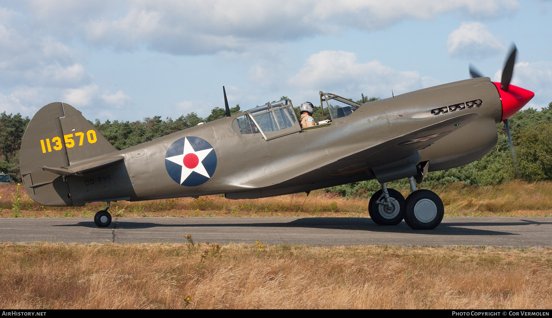 Aircraft Photo of OO-WHK / 113570 | Curtiss P-40E Warhawk | USA - Air Force | AirHistory.net #776773