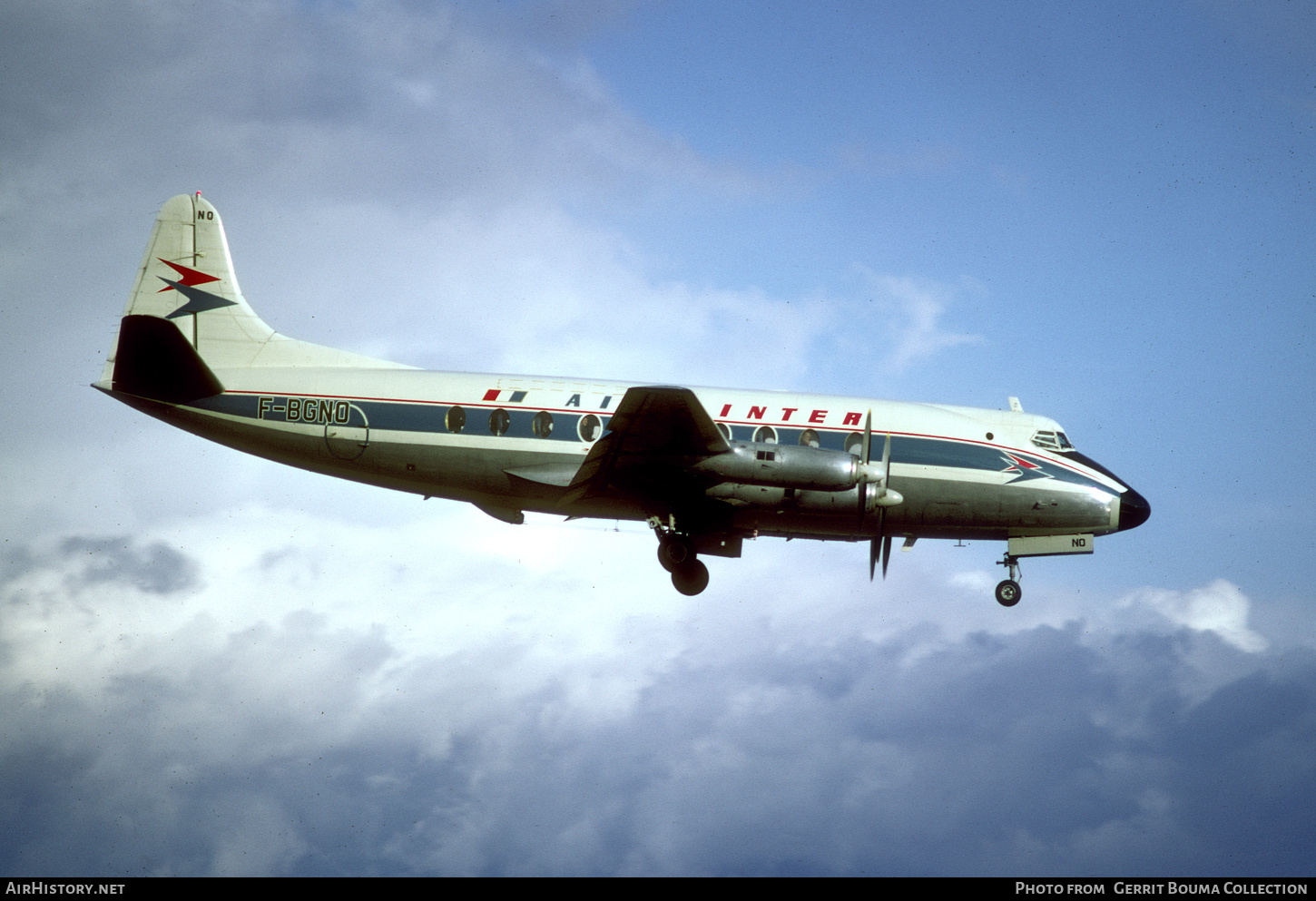 Aircraft Photo of F-BGNO | Vickers 708 Viscount | Air Inter | AirHistory.net #776774