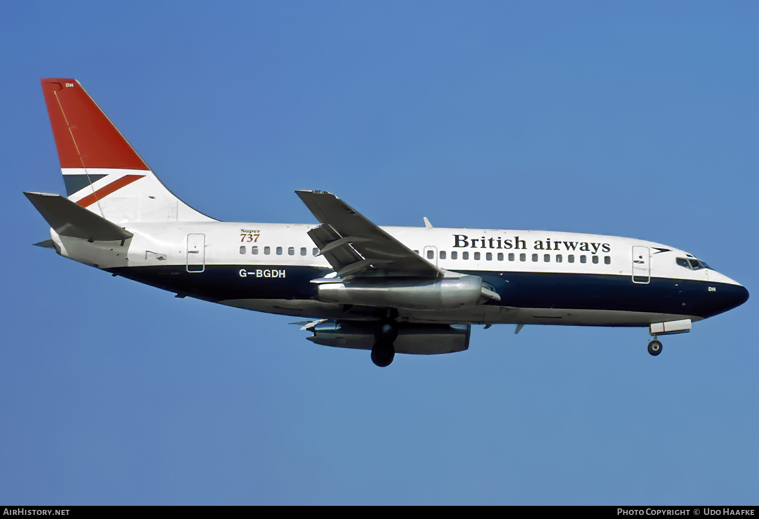 Aircraft Photo of G-BGDH | Boeing 737-236/Adv | British Airways | AirHistory.net #776785