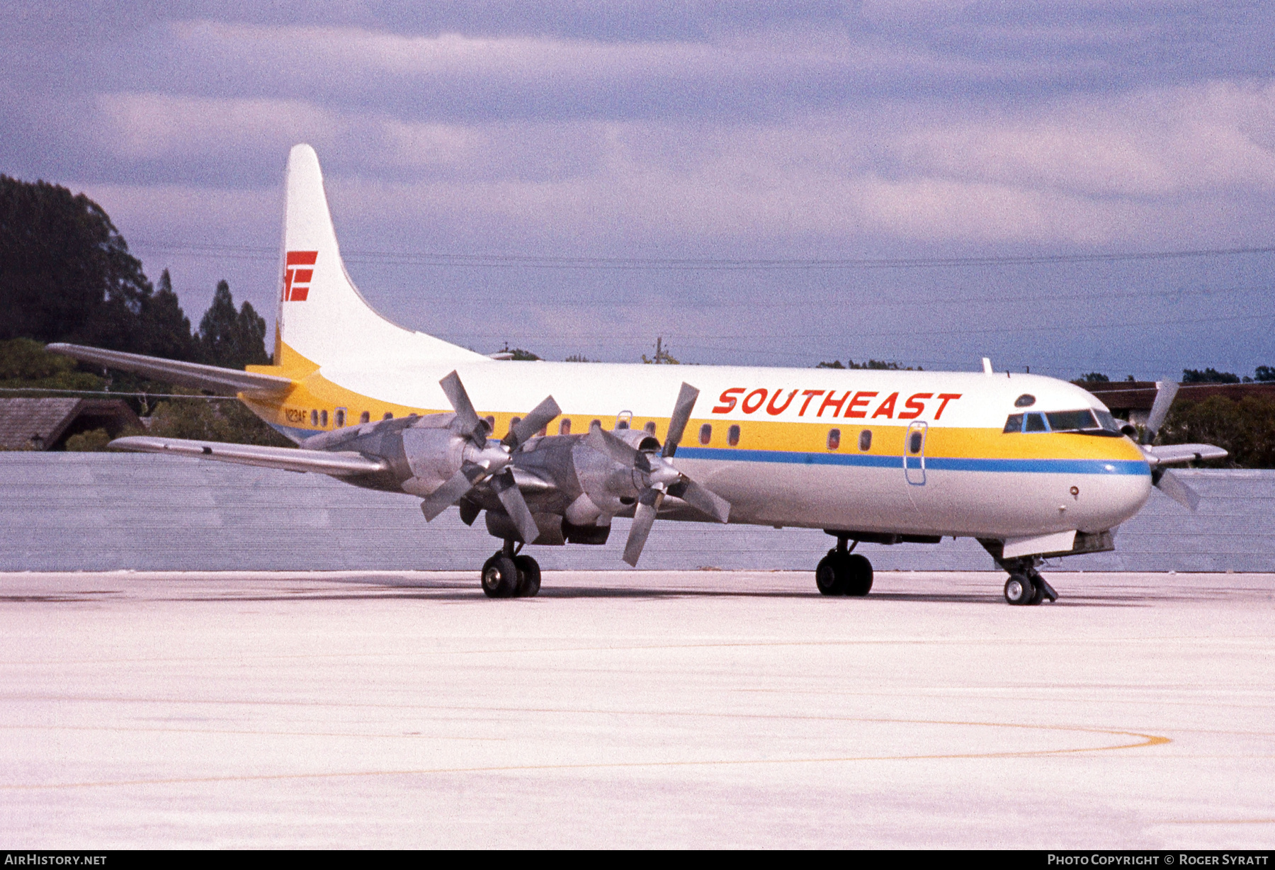 Aircraft Photo of N23AF | Lockheed L-188C Electra | Southeast Airlines | AirHistory.net #776789