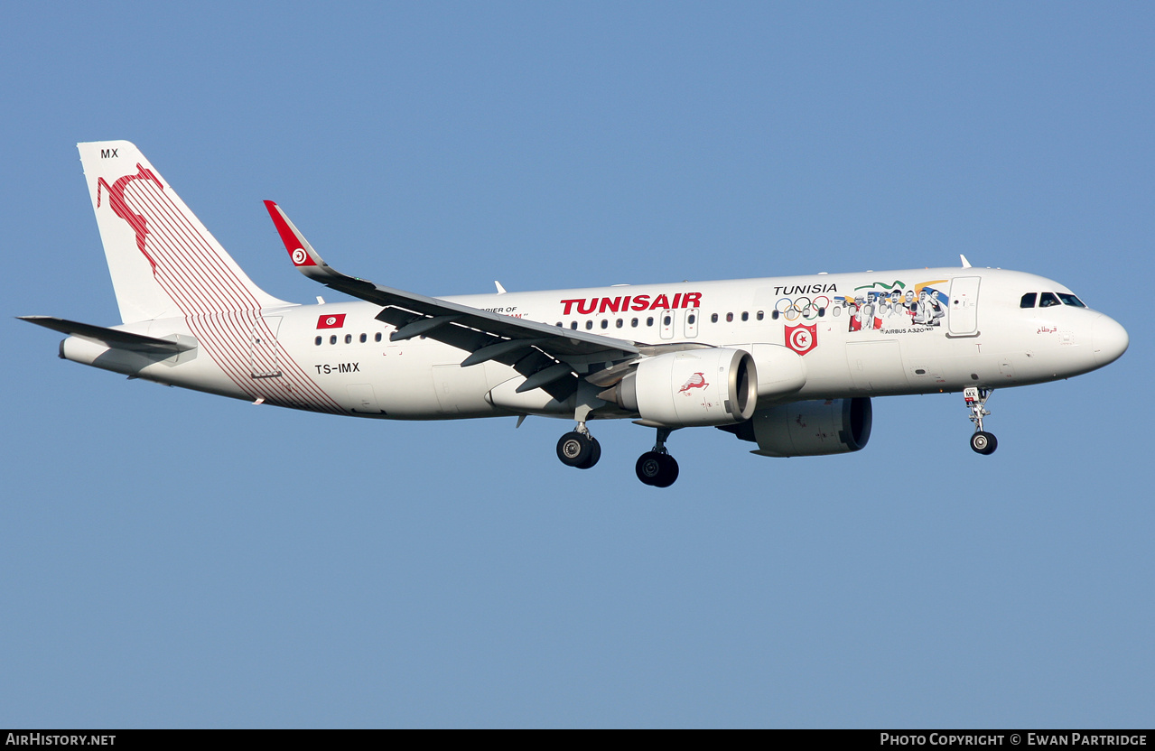 Aircraft Photo of TS-IMX | Airbus A320-251N | Tunisair | AirHistory.net #776819