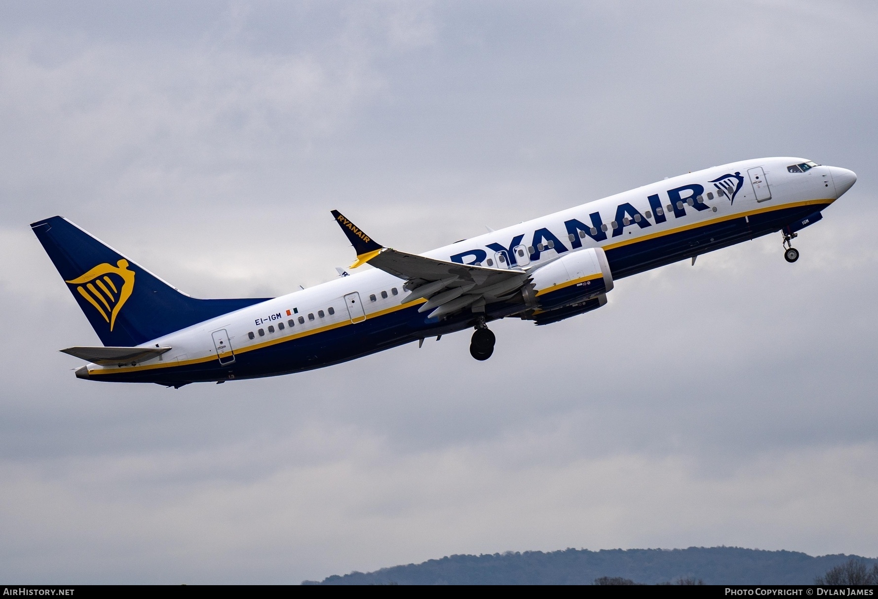 Aircraft Photo of EI-IGM | Boeing 737-8200 Max 200 | Ryanair | AirHistory.net #776835