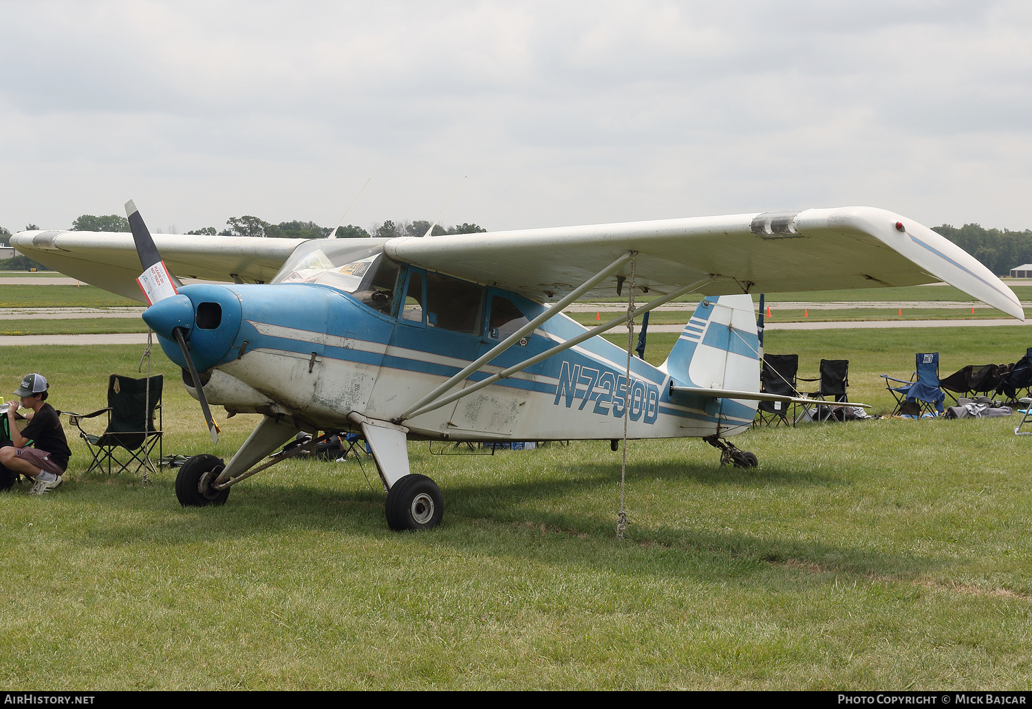 Aircraft Photo of N7250D | Piper PA-22-150 Pacer conversion | AirHistory.net #776897