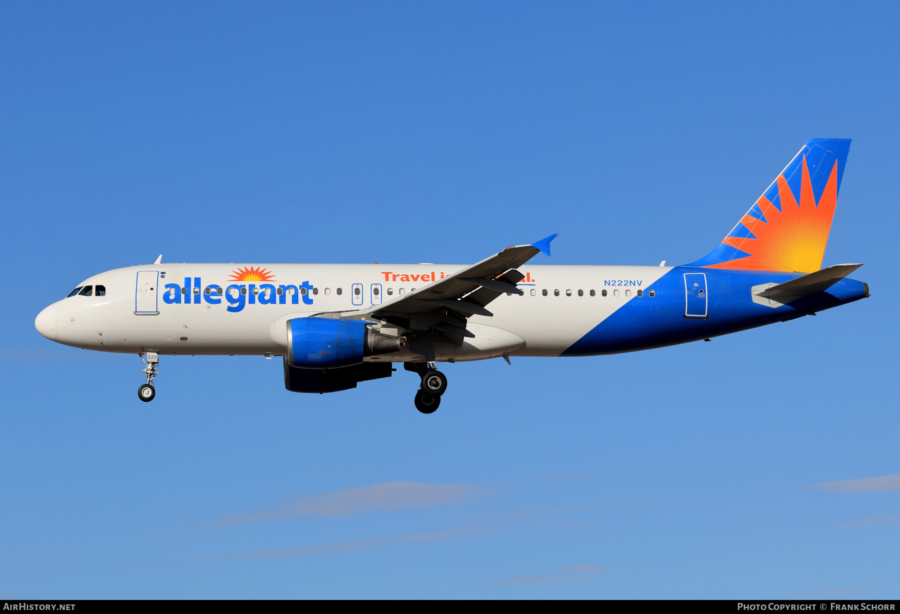 Aircraft Photo of N222NV | Airbus A320-214 | Allegiant Air | AirHistory.net #776906