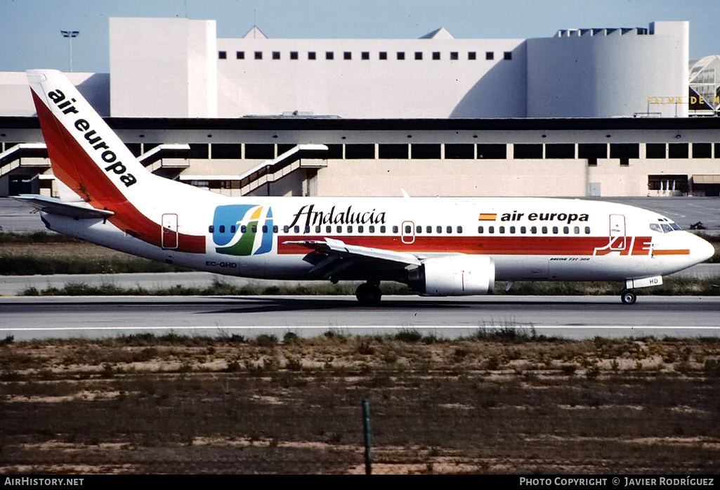 Aircraft Photo of EC-GHD | Boeing 737-3M8 | Air Europa | AirHistory.net #776920