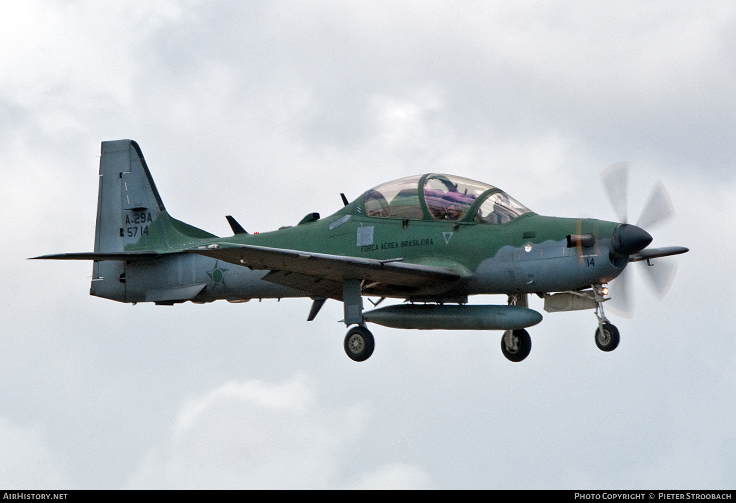 Aircraft Photo of 5714 | Embraer EMB-314A (A-29A) Super Tucano | Brazil - Air Force | AirHistory.net #776933