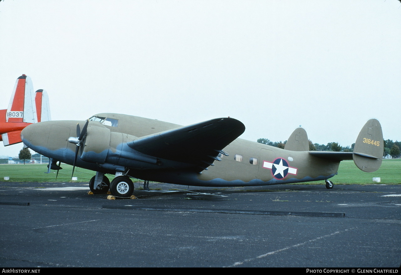 Aircraft Photo of 43-16445 / 316445 | Lockheed C-60A Lodestar | USA - Air Force | AirHistory.net #776934