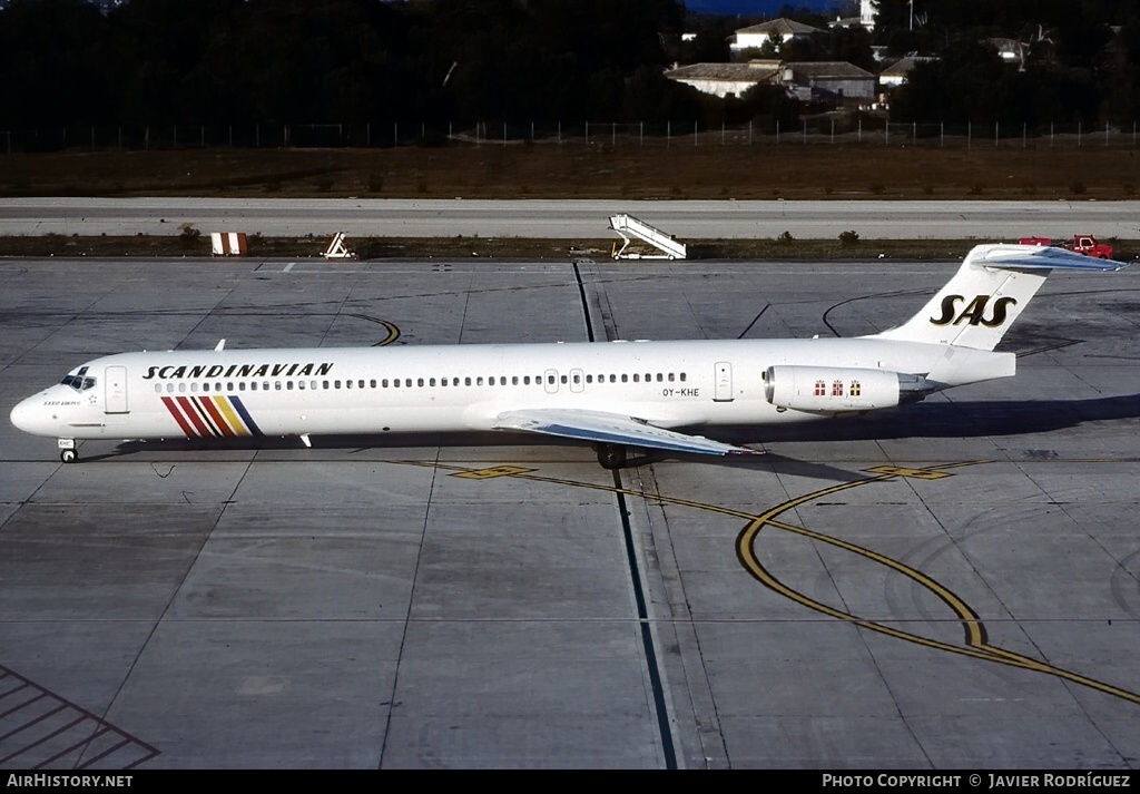 Aircraft Photo of OY-KHE | McDonnell Douglas MD-82 (DC-9-82) | Scandinavian Airlines - SAS | AirHistory.net #776984