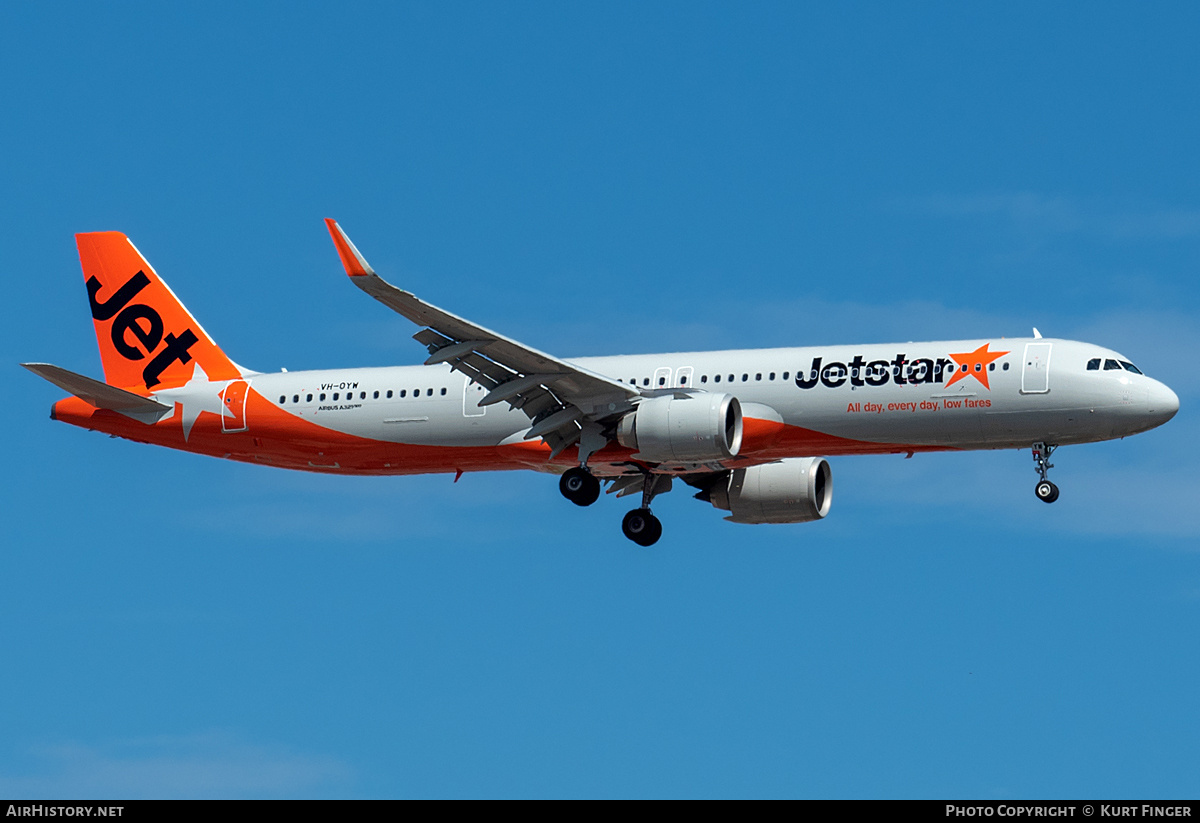 Aircraft Photo of VH-OYW | Airbus A321-251NX | Jetstar Airways | AirHistory.net #776996