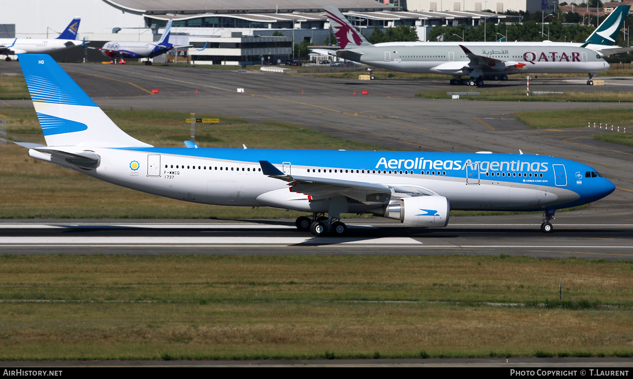 Aircraft Photo of F-WWCQ | Airbus A330-202 | Aerolíneas Argentinas | AirHistory.net #777039