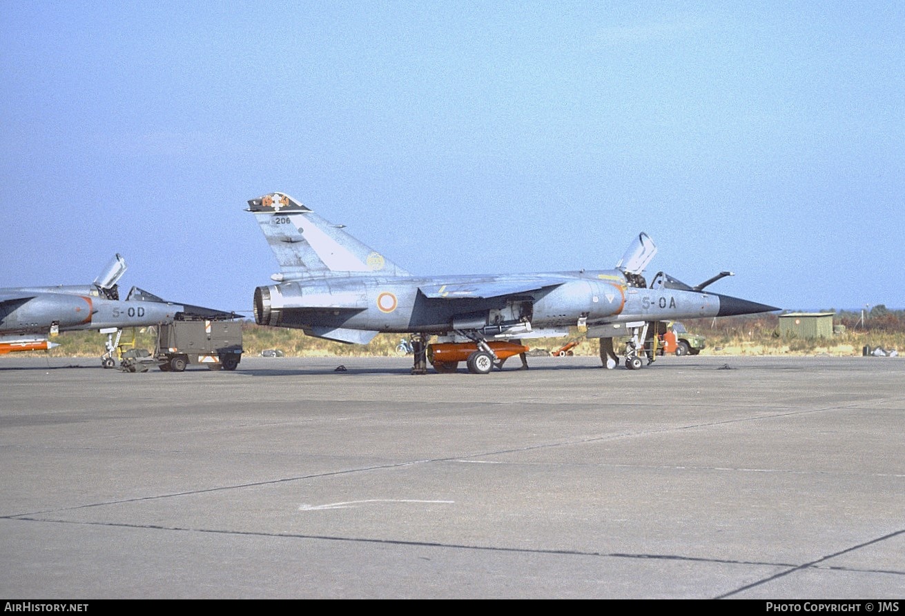 Aircraft Photo of 206 | Dassault Mirage F1C-200 | France - Air Force | AirHistory.net #777194