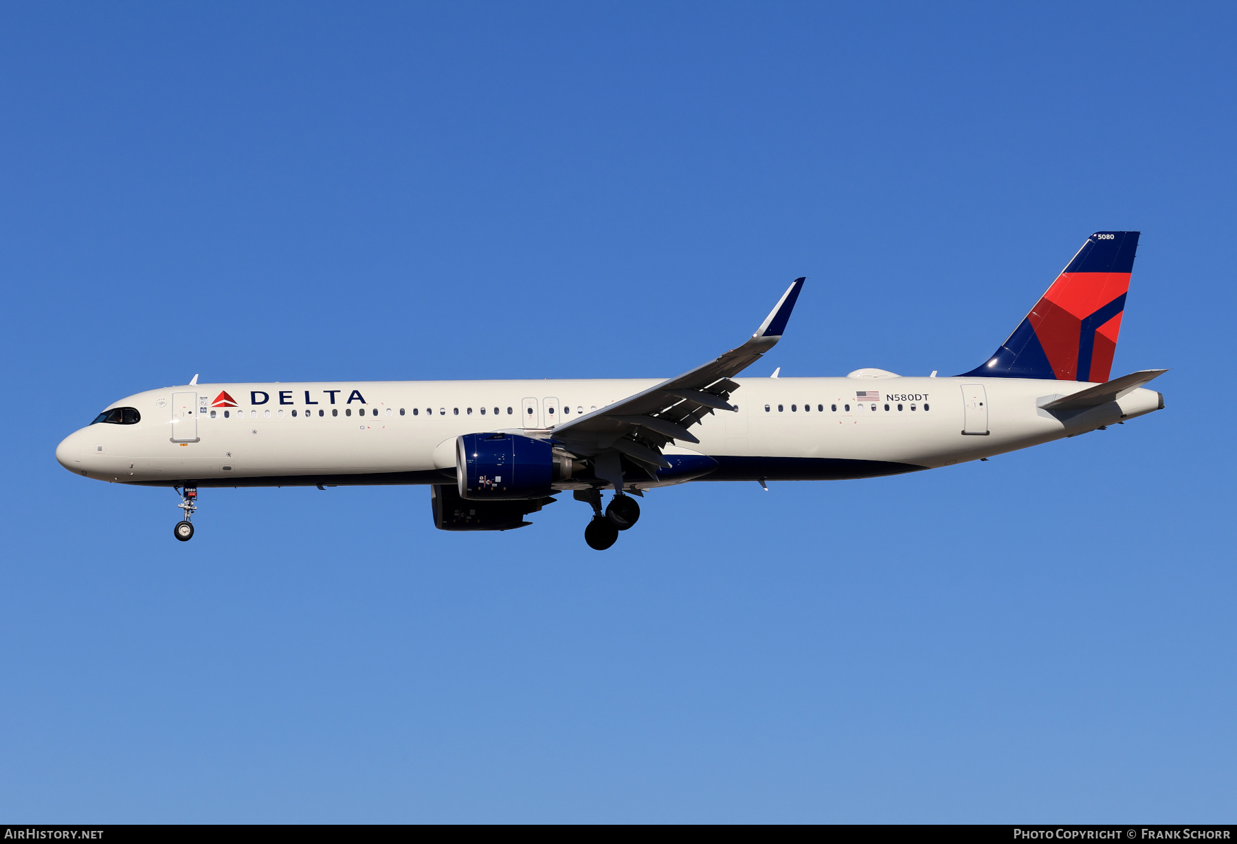 Aircraft Photo of N580DT | Airbus A321-271NX | Delta Air Lines | AirHistory.net #777243