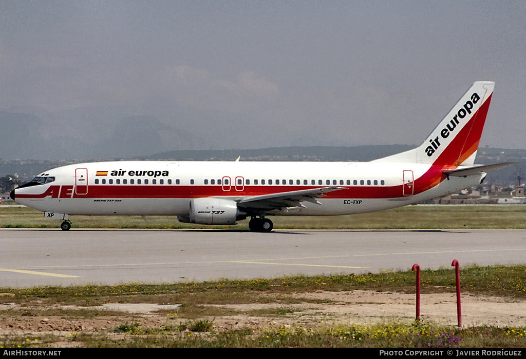 Aircraft Photo of EC-FXP | Boeing 737-4Q8 | Air Europa | AirHistory.net #777261