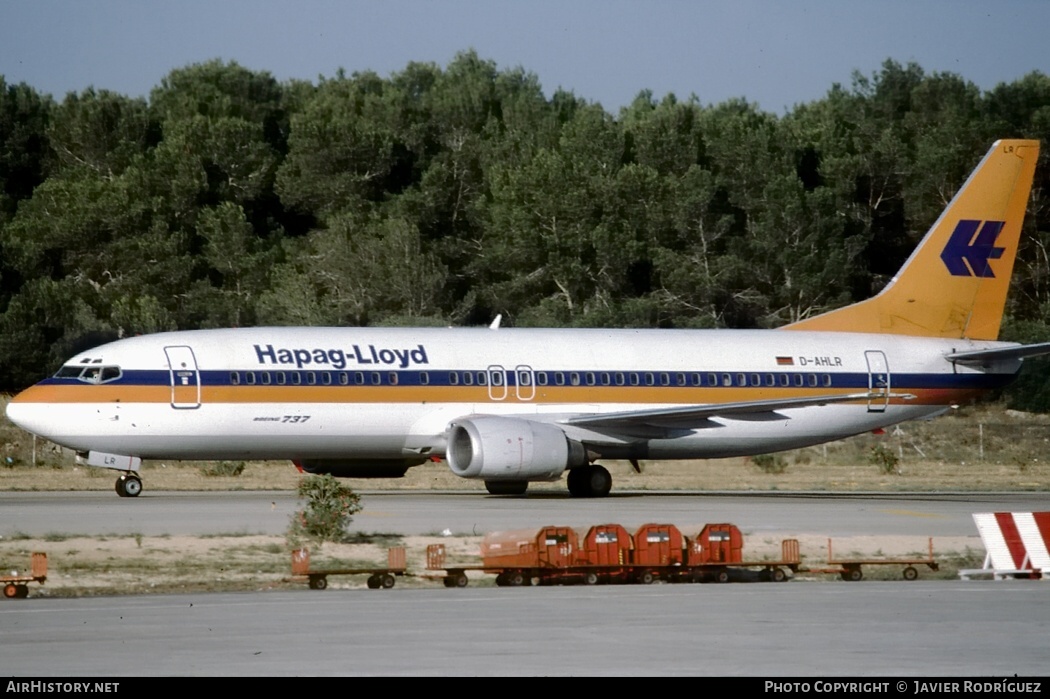 Aircraft Photo of D-AHLR | Boeing 737-4K5 | Hapag-Lloyd | AirHistory.net #777269