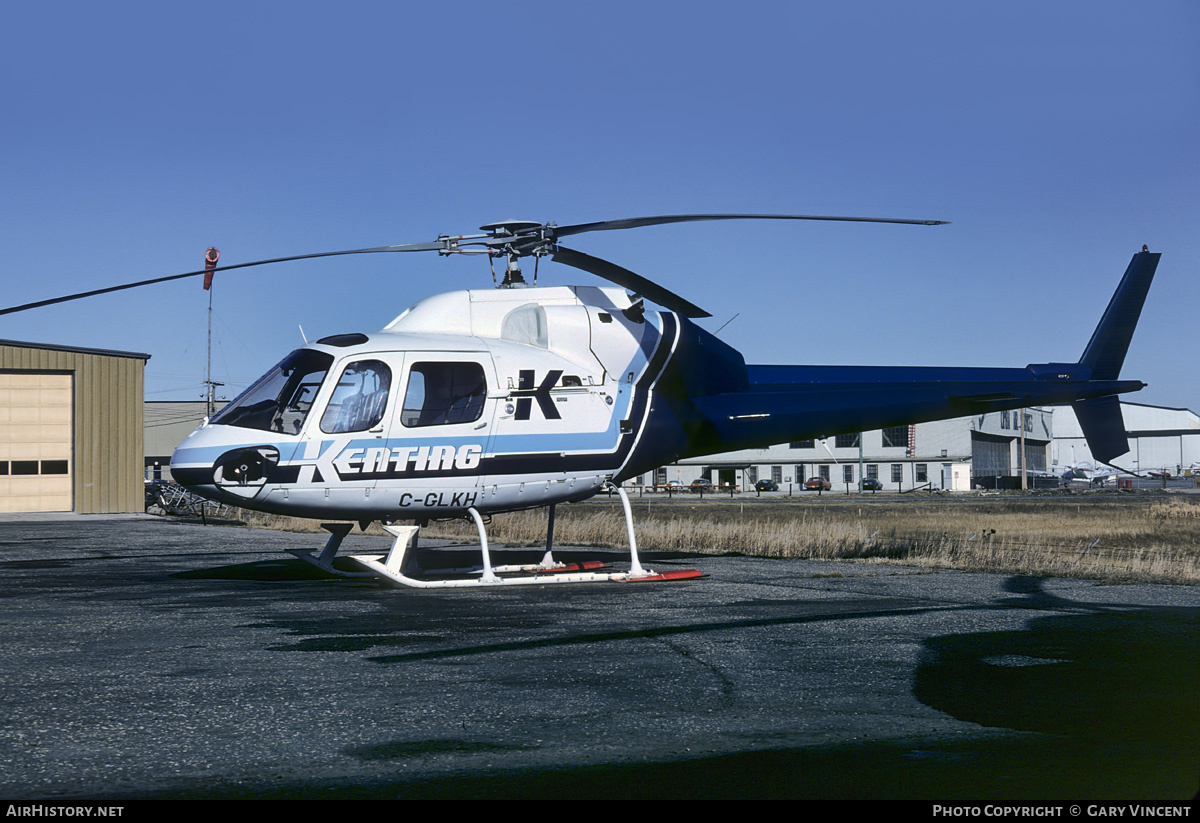 Aircraft Photo of C-GLKH | Aerospatiale AS-355E TwinStar | Kenting Helicopters | AirHistory.net #777299
