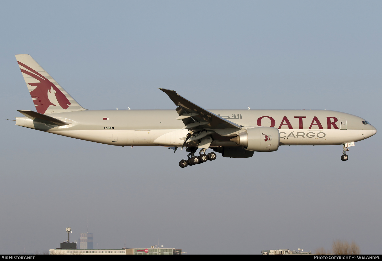 Aircraft Photo of A7-BFN | Boeing 777-F | Qatar Airways Cargo | AirHistory.net #777329