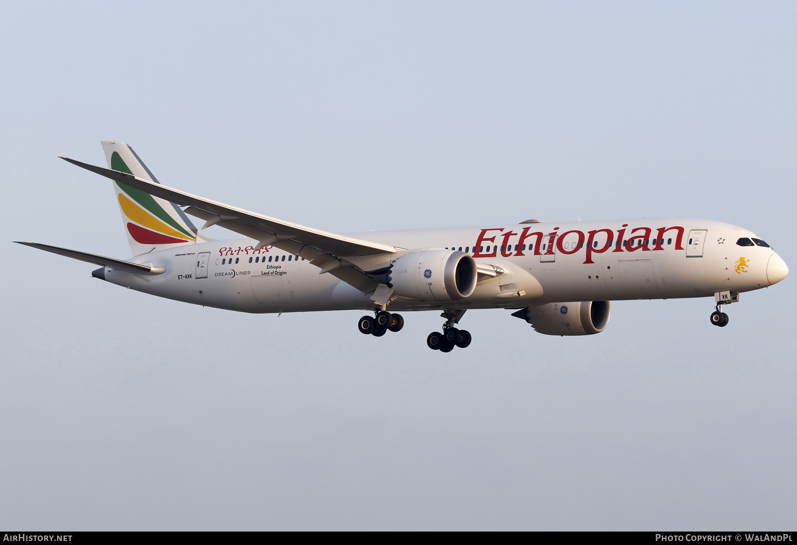 Aircraft Photo of ET-AXK | Boeing 787-9 Dreamliner | Ethiopian Airlines | AirHistory.net #777330