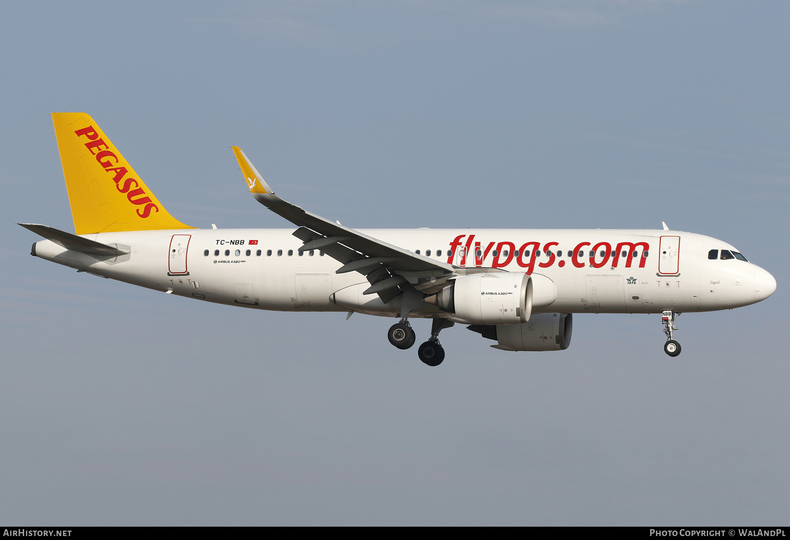 Aircraft Photo of TC-NBB | Airbus A320-251N | Pegasus Airlines | AirHistory.net #777335