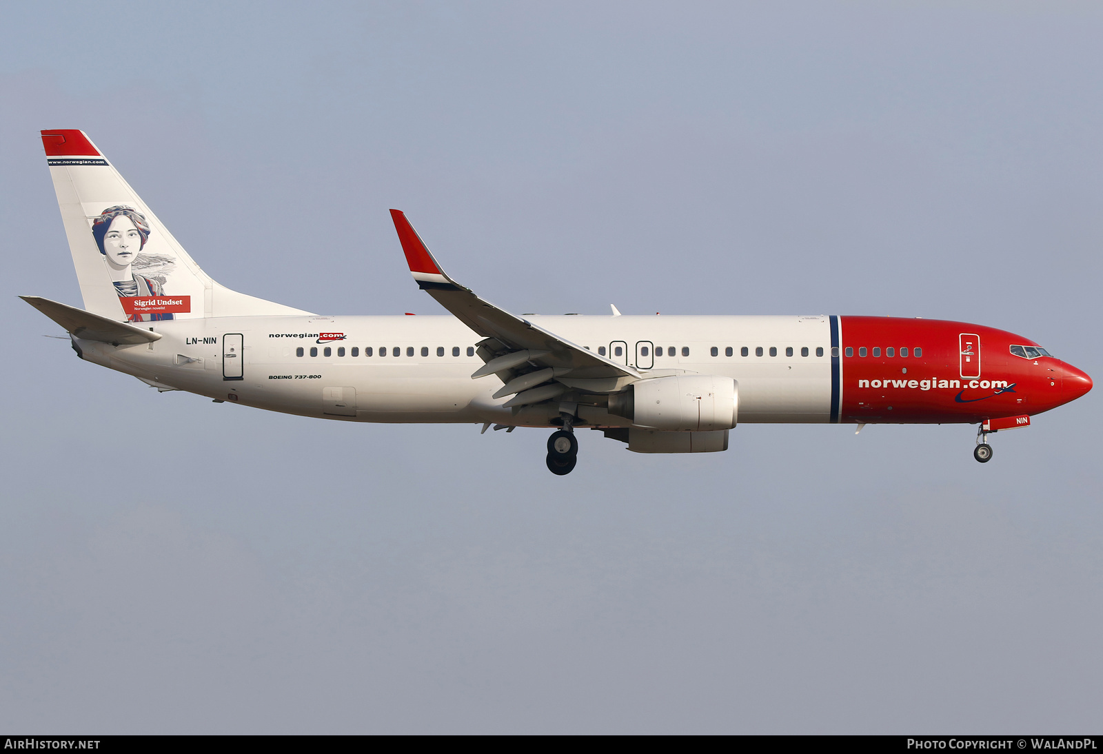 Aircraft Photo of LN-NIN | Boeing 737-81M | Norwegian | AirHistory.net #777337