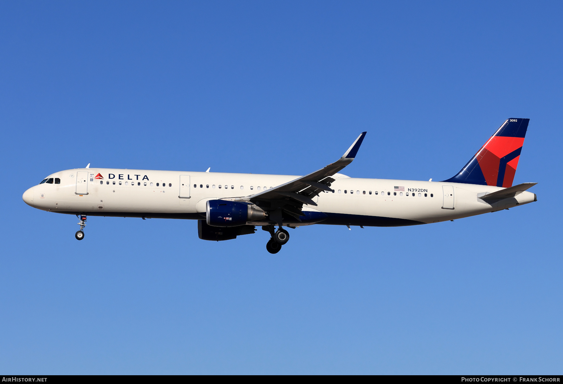 Aircraft Photo of N392DN | Airbus A321-211 | Delta Air Lines | AirHistory.net #777380