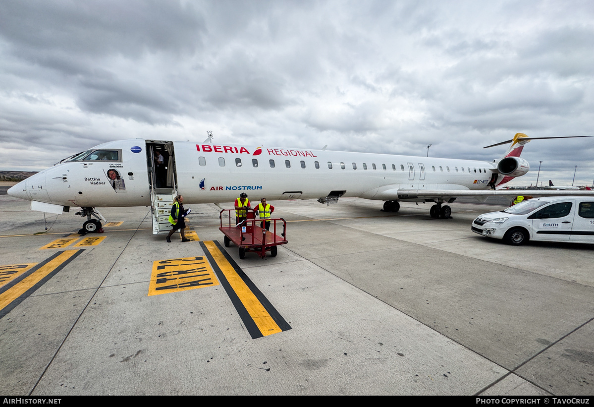 Aircraft Photo of EC-MTO | Bombardier CRJ-1000 (CL-600-2E25) | Air Nostrum | AirHistory.net #777386