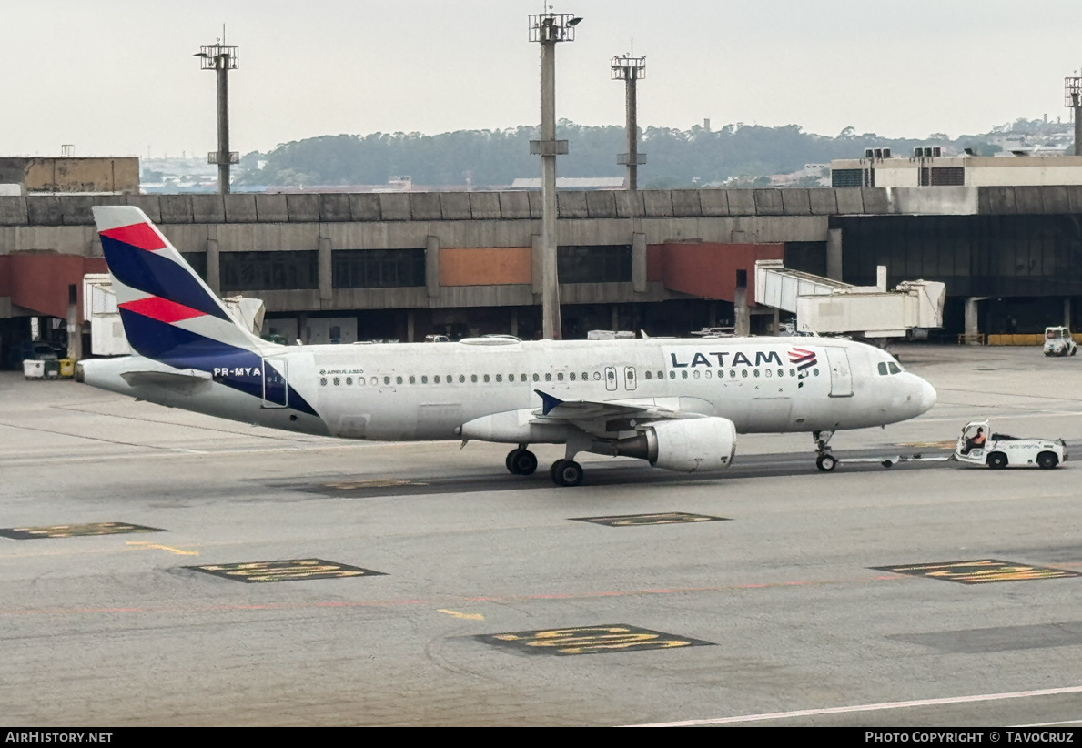 Aircraft Photo of PR-MYA | Airbus A320-214 | LATAM Airlines | AirHistory.net #777401