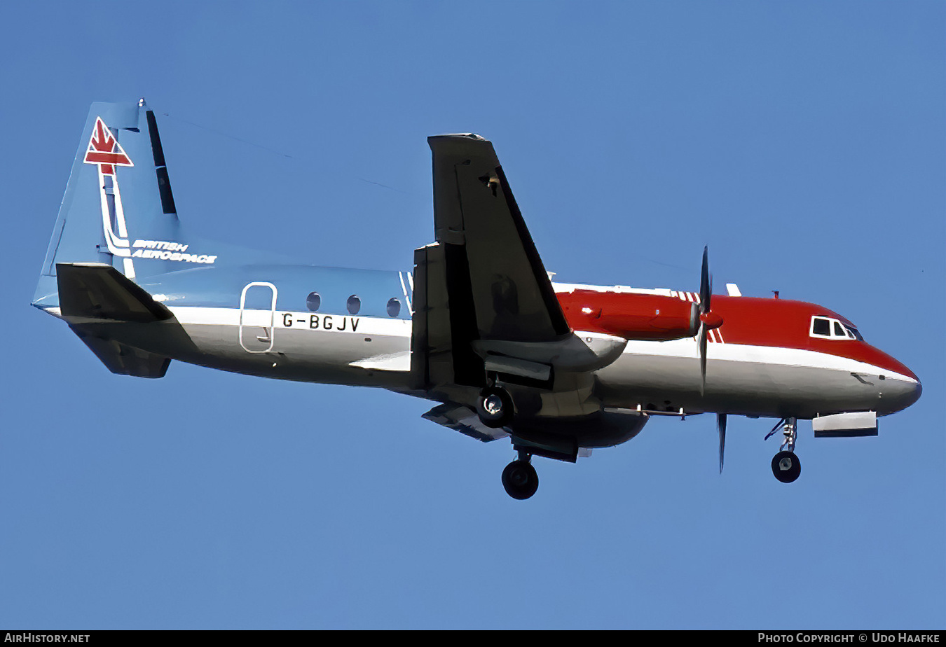 Aircraft Photo of G-BGJV | British Aerospace BAe-748 Srs2B/357LFD | DLT - Deutsche Luftverkehrsgesellschaft | AirHistory.net #777432