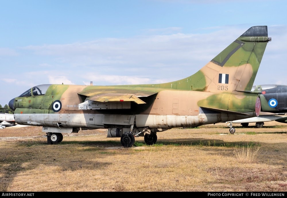 Aircraft Photo of 159285 | Vought A-7E Corsair II | Greece - Air Force | AirHistory.net #777523