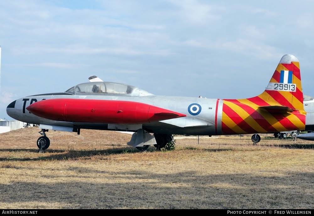 Aircraft Photo of 29913 | Lockheed T-33A | Greece - Air Force | AirHistory.net #777525