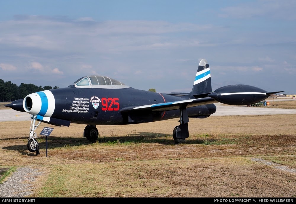 Aircraft Photo of 17925 | Republic F-84G Thunderjet | Greece - Air Force | AirHistory.net #777535