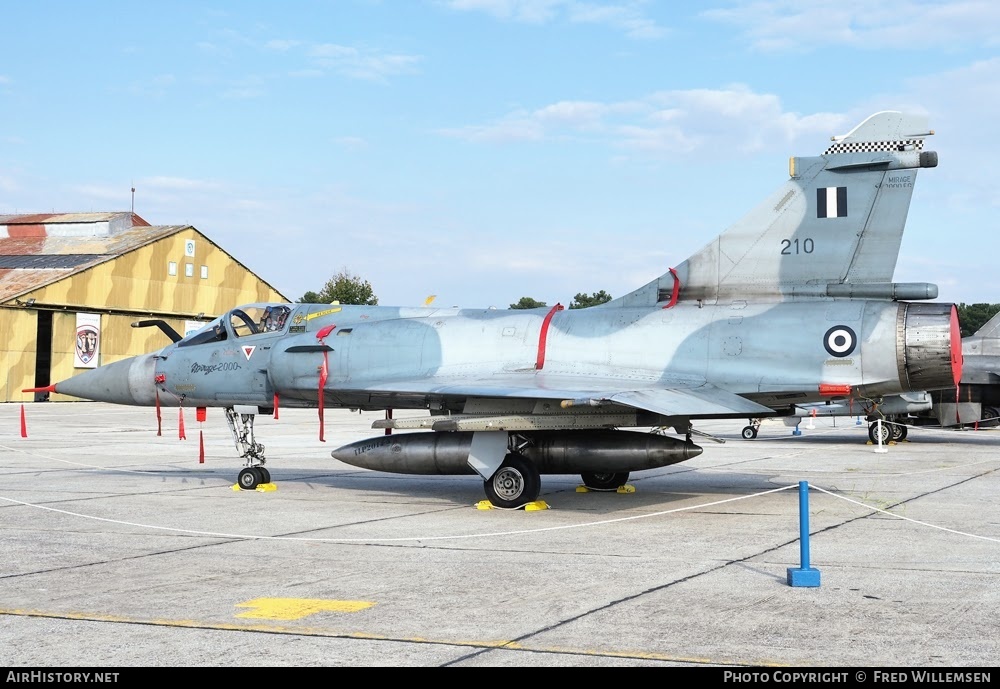 Aircraft Photo of 210 | Dassault Mirage 2000EG | Greece - Air Force | AirHistory.net #777542
