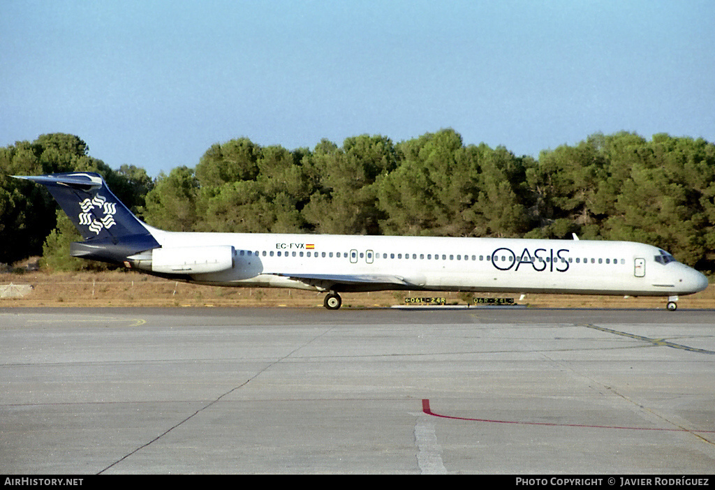 Aircraft Photo of EC-FVX | McDonnell Douglas MD-83 (DC-9-83) | Oasis International Airlines | AirHistory.net #777543