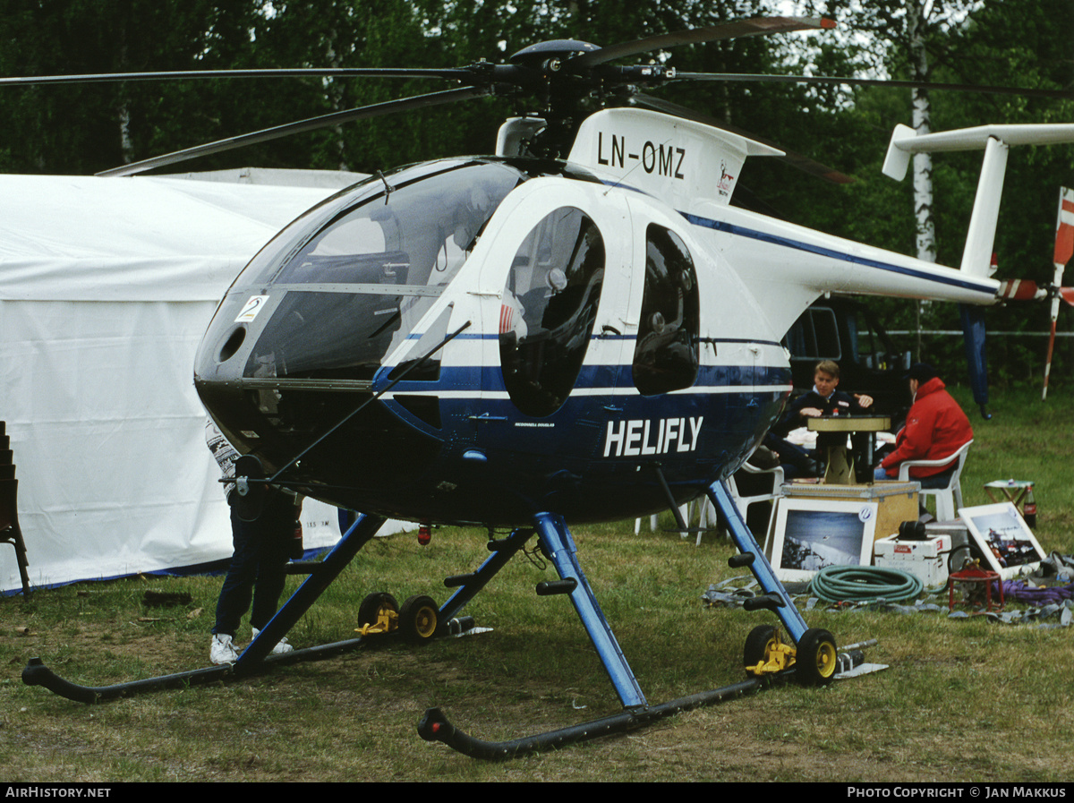 Aircraft Photo of LN-OMZ | Hughes 500E (369E) | Helifly | AirHistory.net #777580